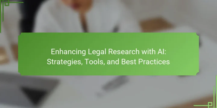 Enhancing Legal Research with AI: Strategies, Tools, and Best Practices