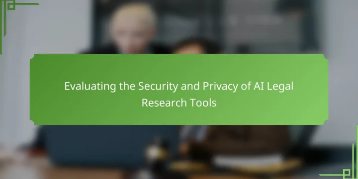 Evaluating the Security and Privacy of AI Legal Research Tools